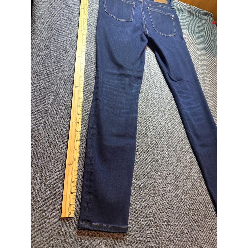 Madewell 9" High-Rise Skinny Jeans Dark Wash Denim Size 27 - Picture 7 of 9